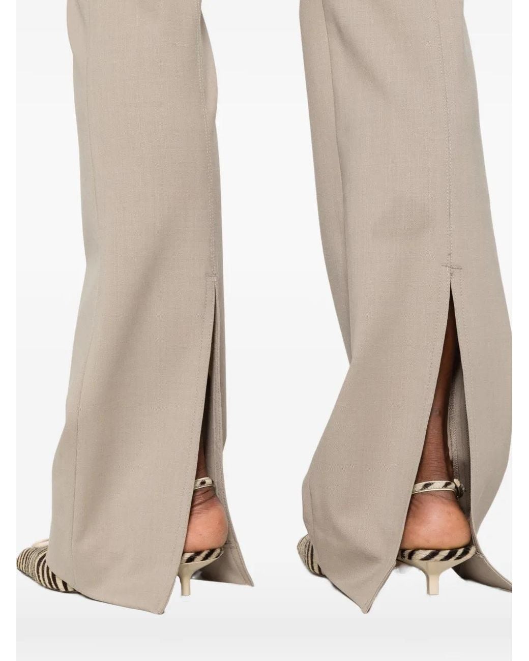 Thelatest Natural Split-Hem Trousers