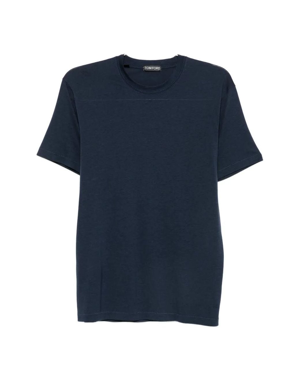 Tom Ford Blue Crew-Neck T-Shirt for men
