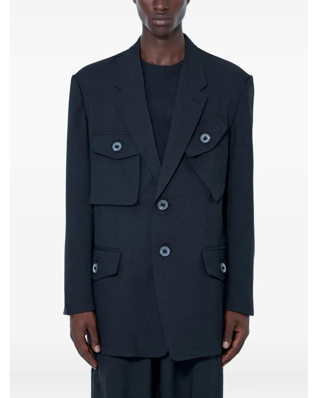 Y-3 Blue Sport Uniform Chore Coat for men