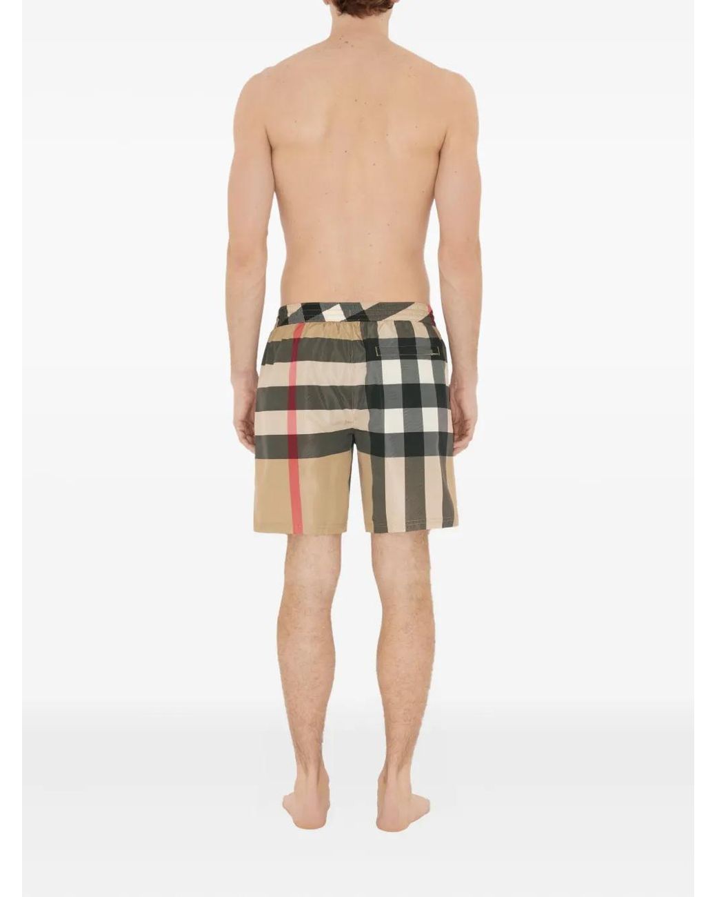 Burberry Natural Check Swim Shorts for men