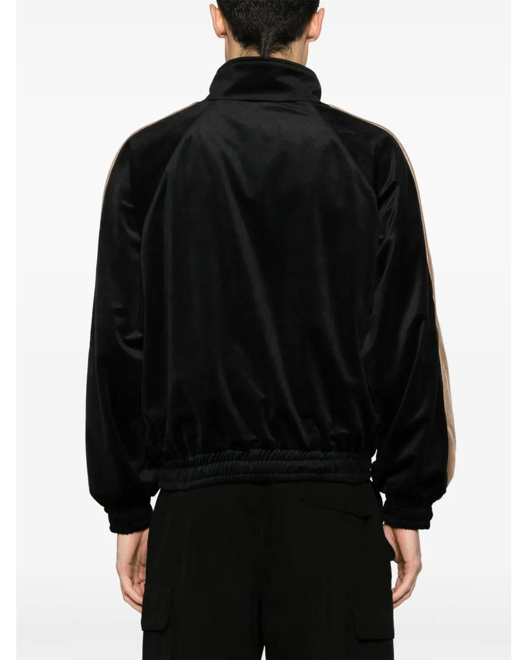 Rhude Black Sky Lounge Velvet Track Jacket for men