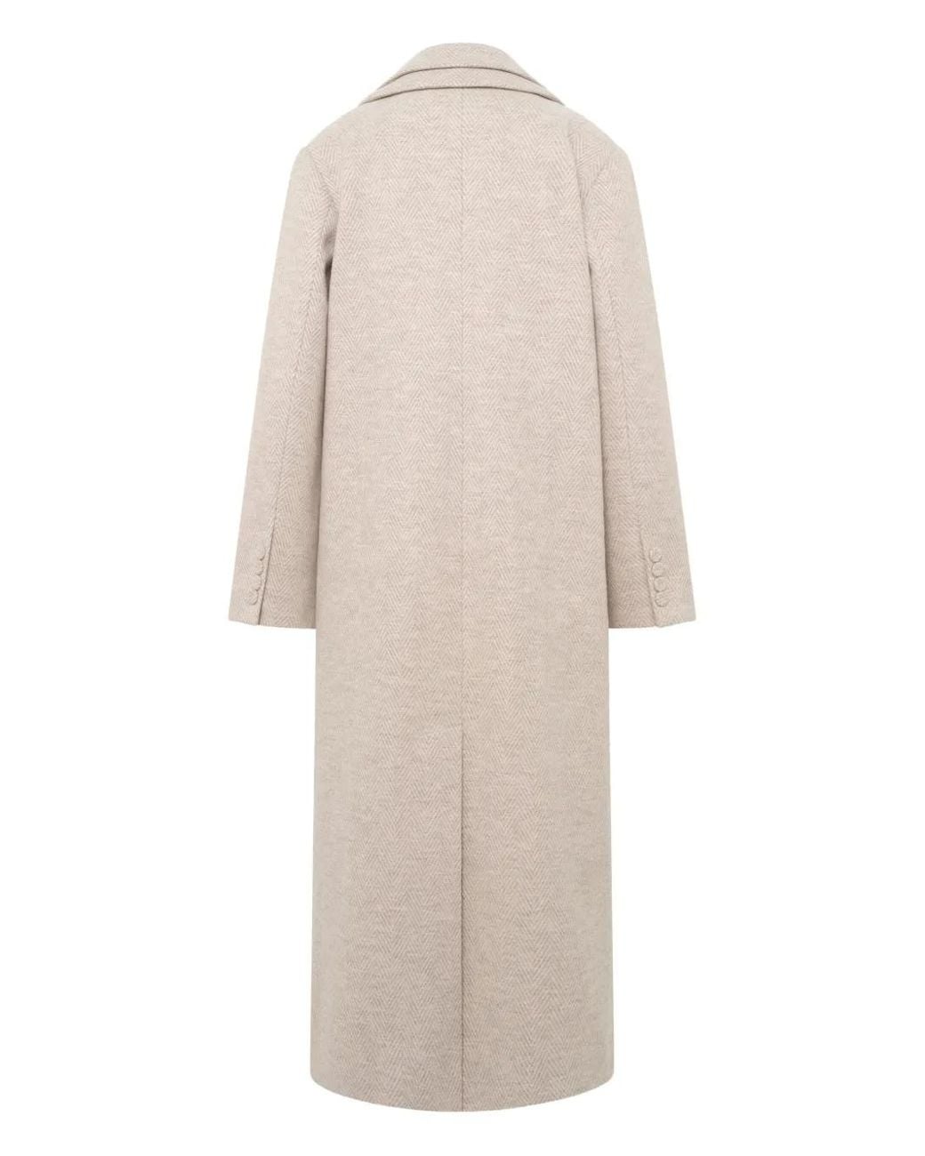 Unreal Fur Natural Malta Herringbone Coat