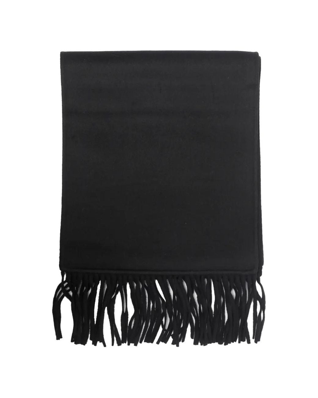 The Dynamis Studio Black Lyon Fringed Scarf
