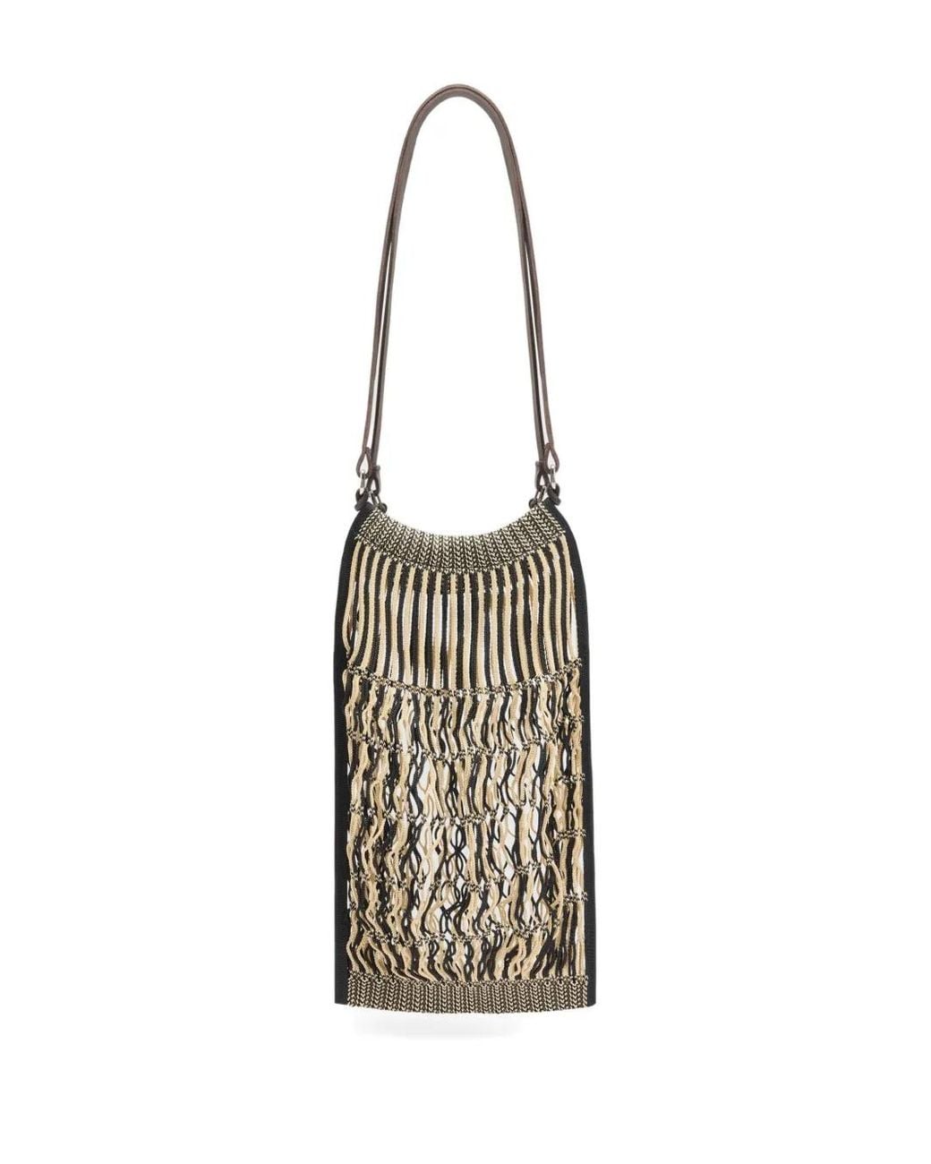 Lemaire White Medium Filt Net Shopping Bag