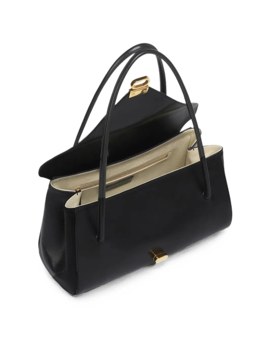 Marni Black Leather E/W Shoulder Bag