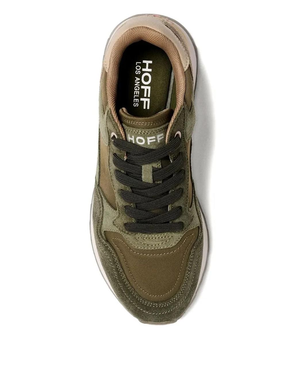 HOFF Green 30Mm City Los Angeles Panelled Lace-Up Sneakers