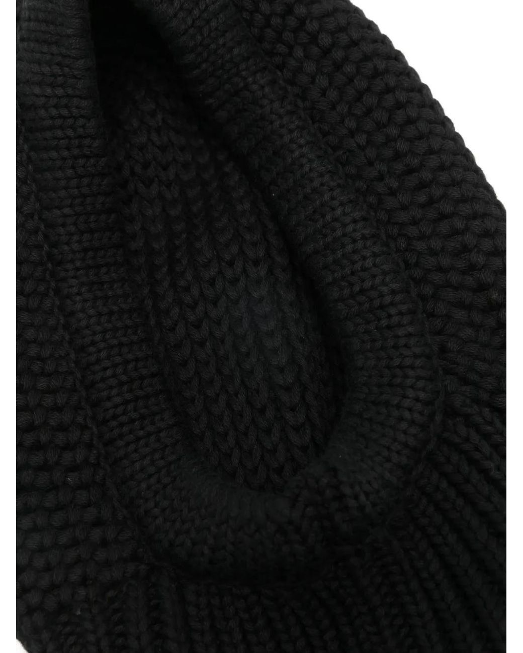 YMC Black Bonnet En Fourrure De Lapin for men