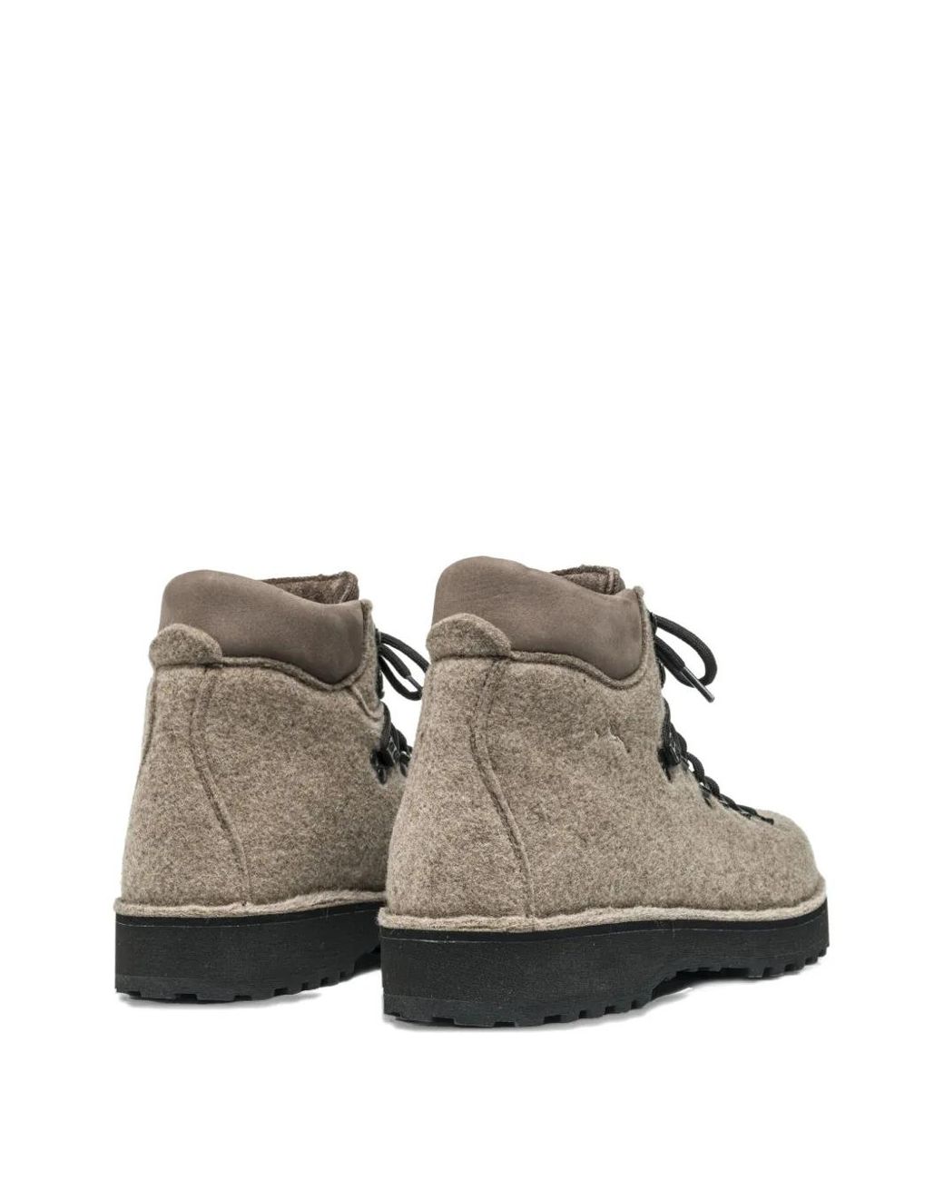 Diemme Brown Bottines Feutrées À Lacets for men