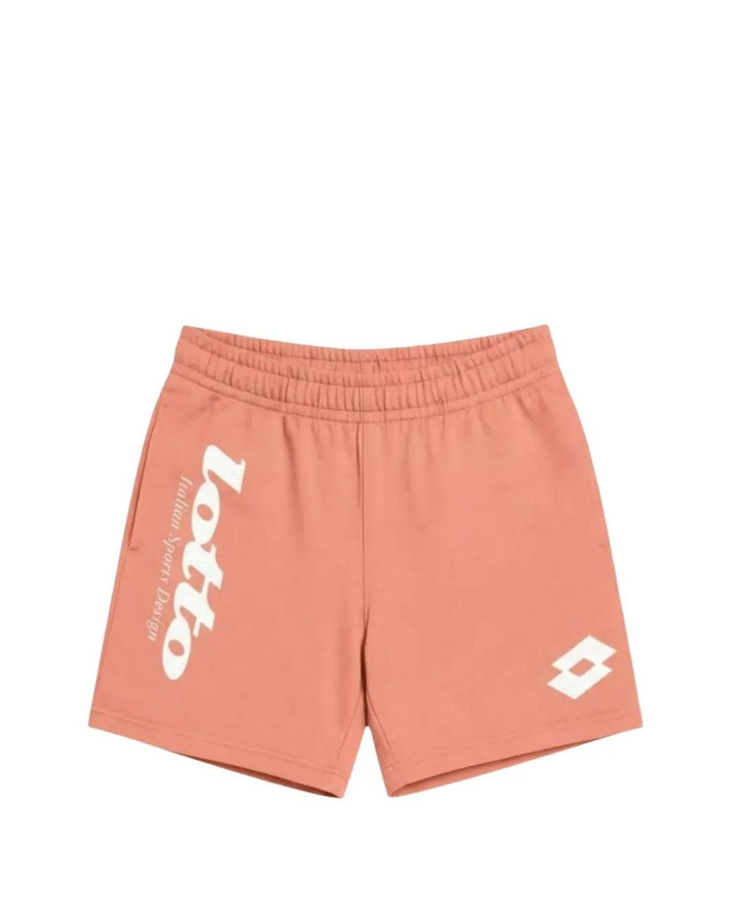 Lotto Leggenda Pink Invitational Logo-Print Shorts for men