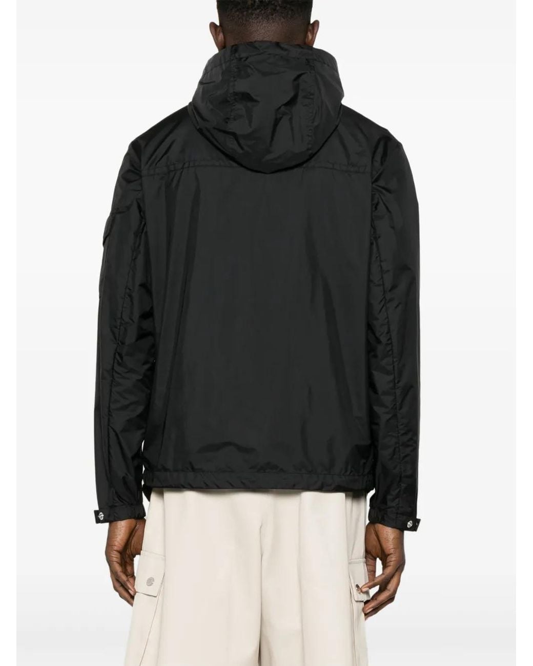 Moncler Black 'Etiache' Jacket With Pocket And Logo for men