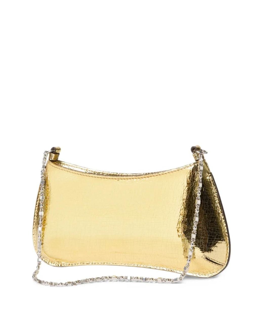 Jacquemus Metallic The Small Bisou Chaîne Shoulder Bag