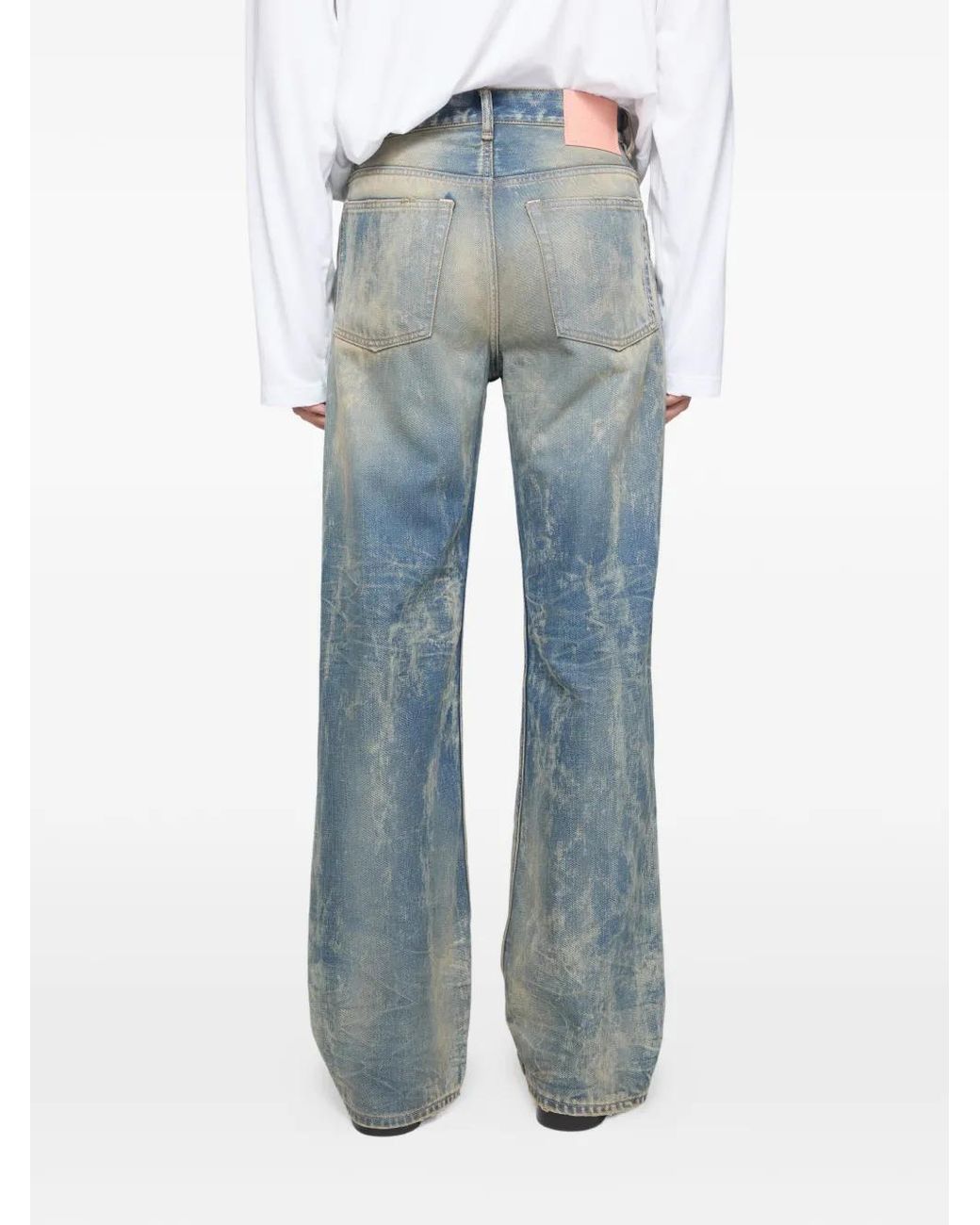 Acne Blue Regular Fit Jeans 2021M for men