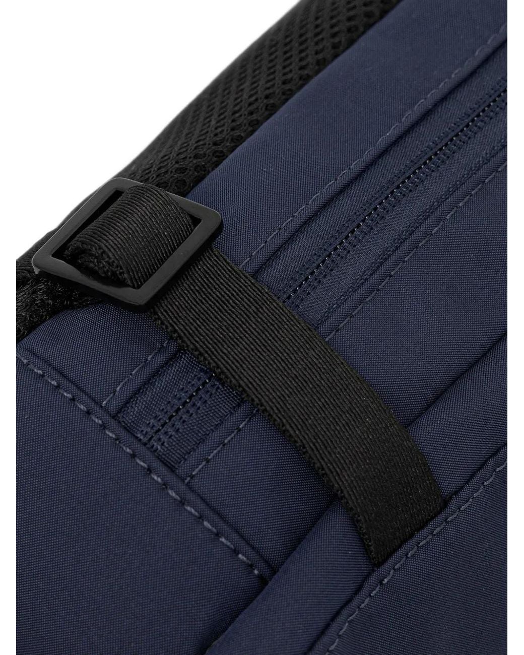 Paul & Shark Blue Logo-Patch Belt Bag for men