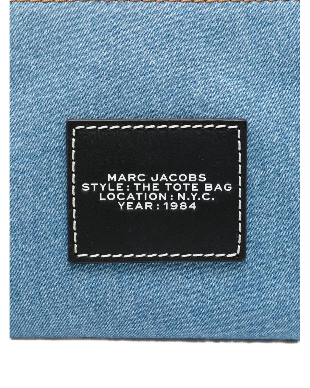 Marc Jacobs Blue Chain Strap Tote Bag