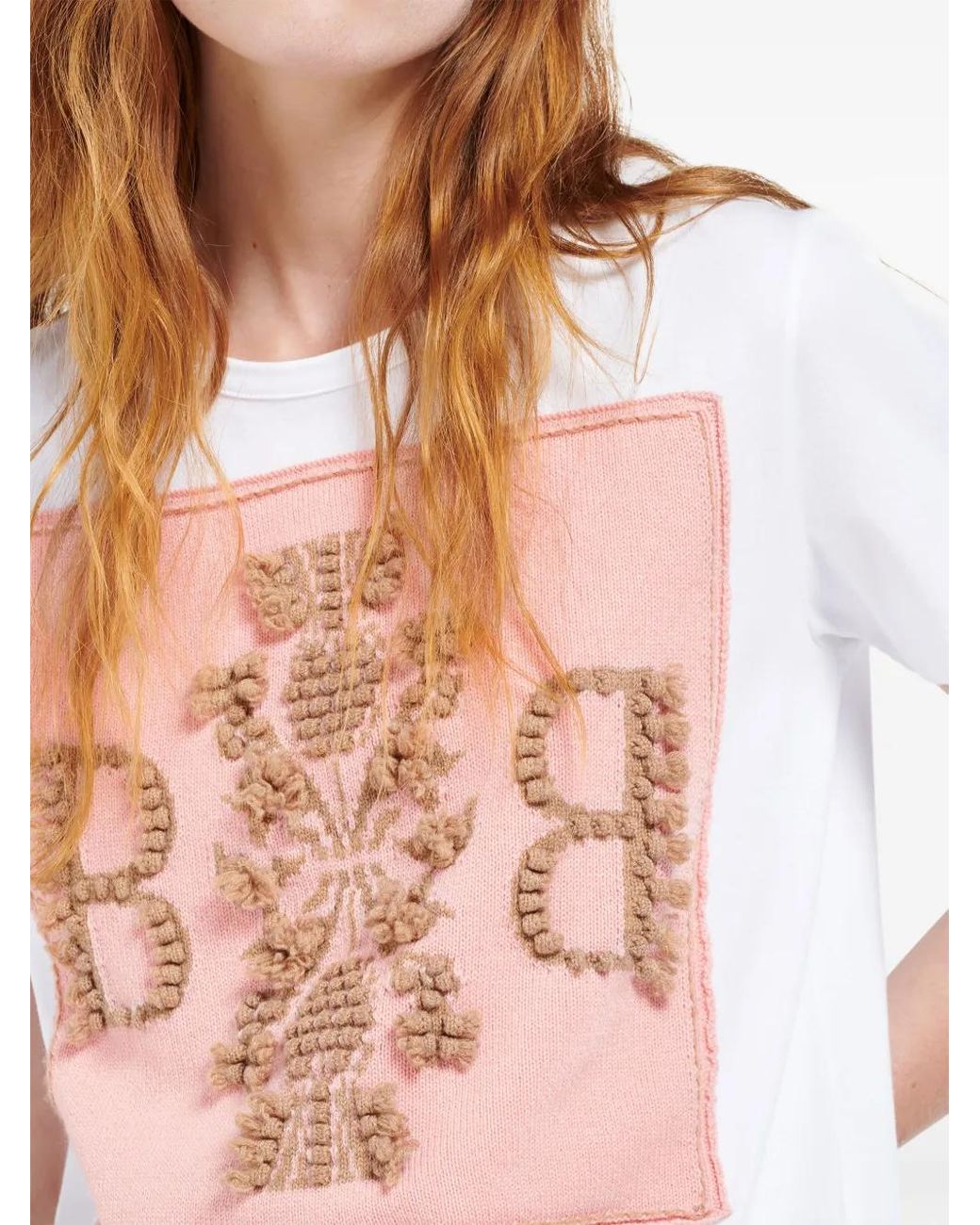 Barrie Pink B-Logo T-Shirt