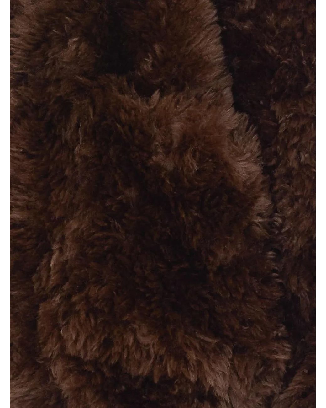 Vegancode Brown Faux-Fur Hooded Jacket