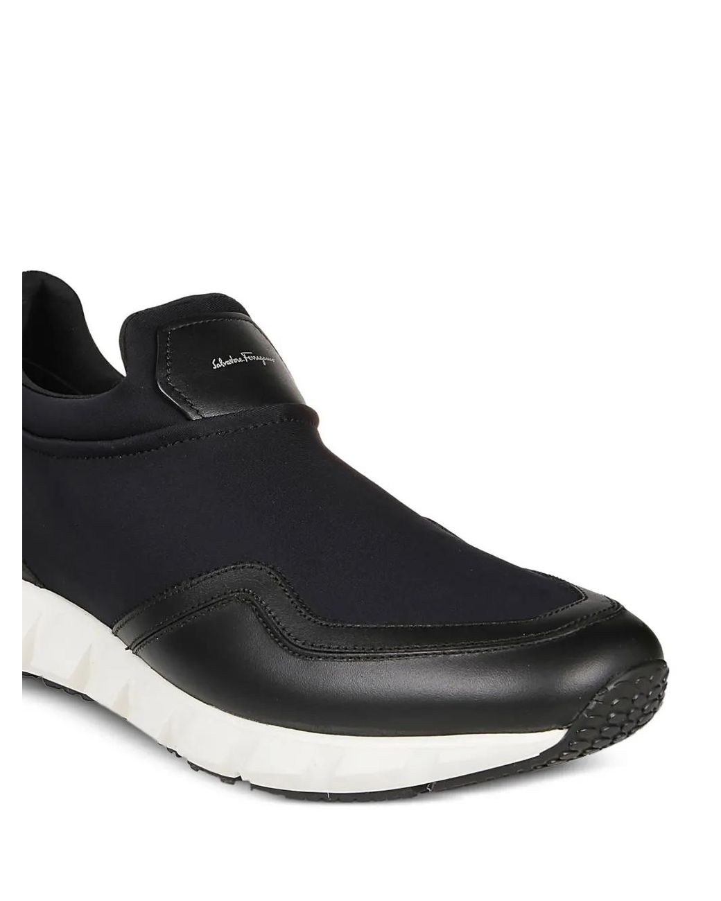 Ferragamo Black Columbia Slip-On Sneakers for men