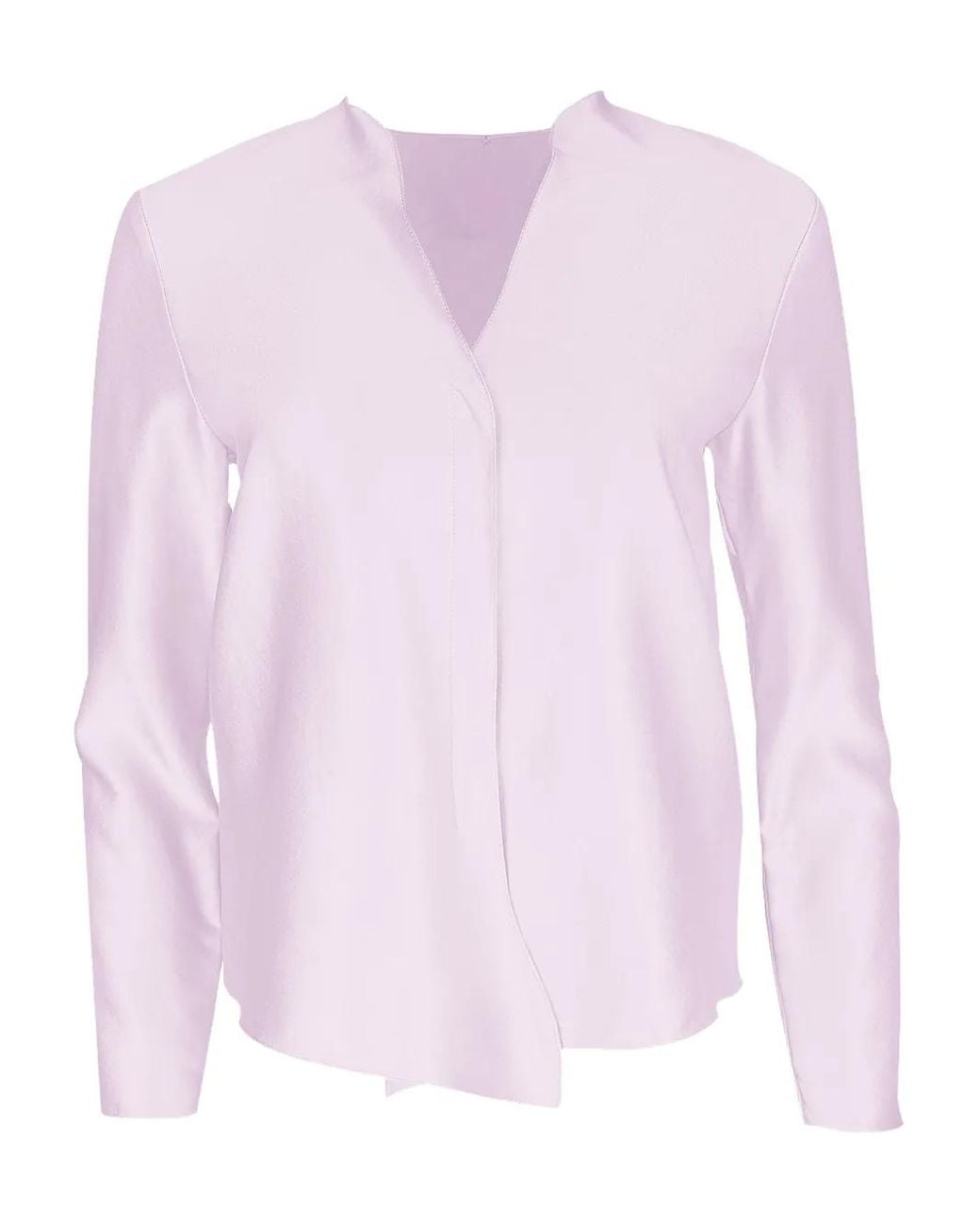 Peter Cohen Pink Long-Sleeve V-Neck Shirt