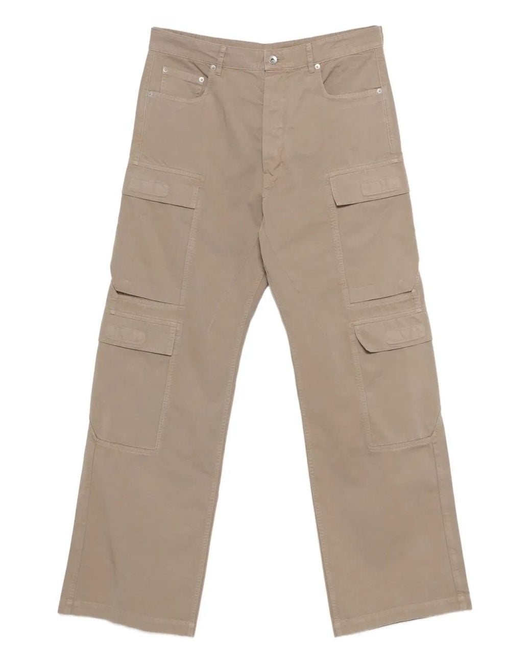 Rick Owens Natural Concordians Cargo Trousers for men