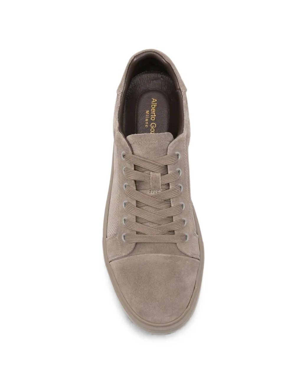 Alberto Gozzi Gray Baskets À Détail Perforé for men