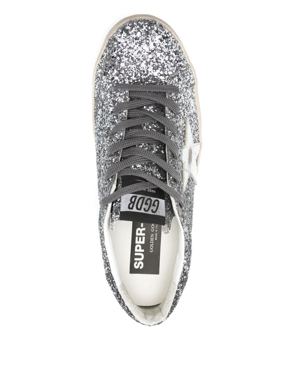 Golden Goose Deluxe Brand Metallic Sports Shoes 'Super-Star Classic With List'