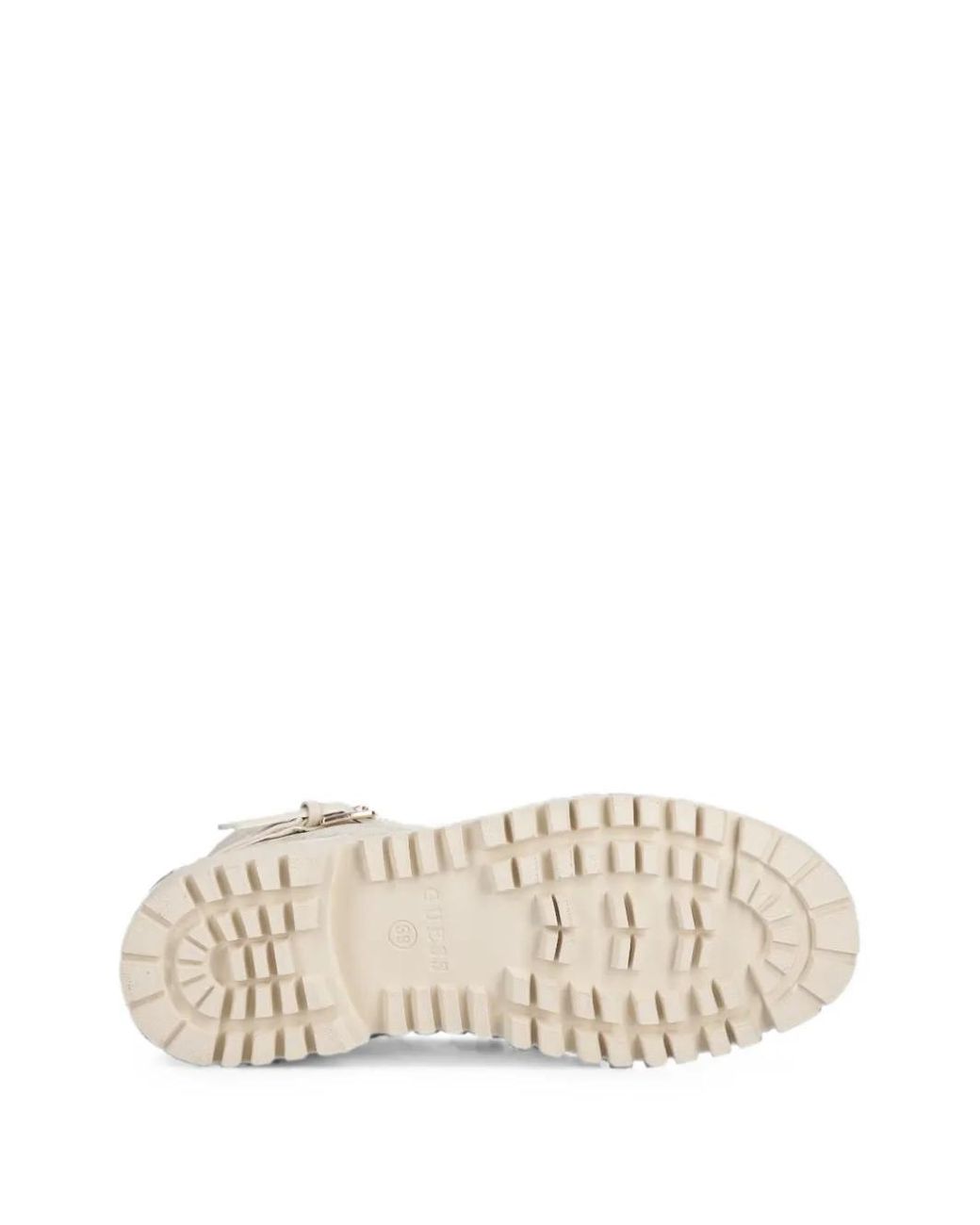 Guess Natural Olanna Logo Combat Boots