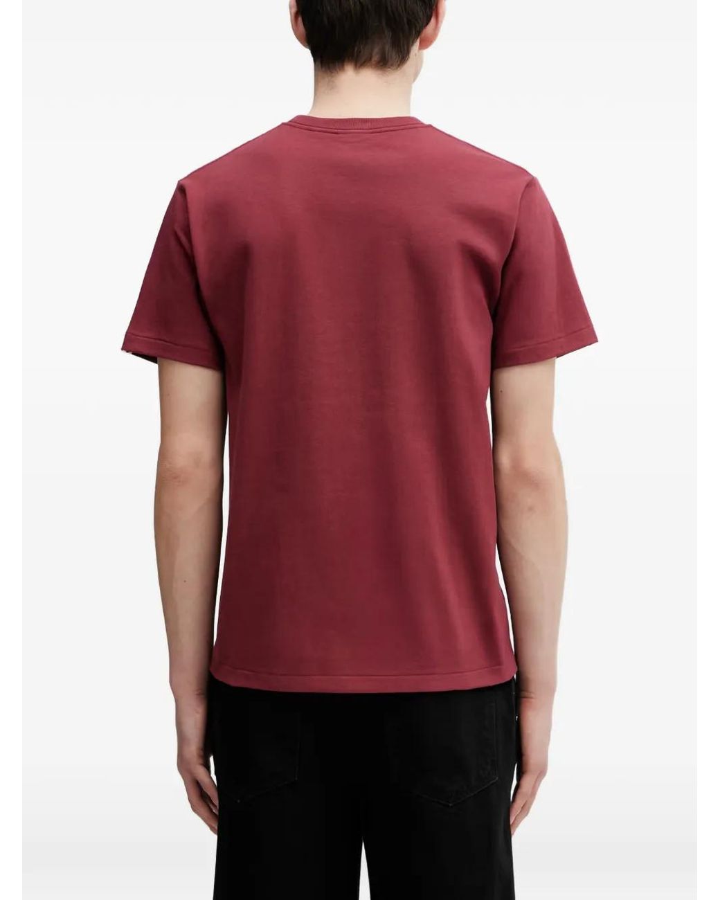 A Bathing Ape Red Graphic-Print T-Shirt for men