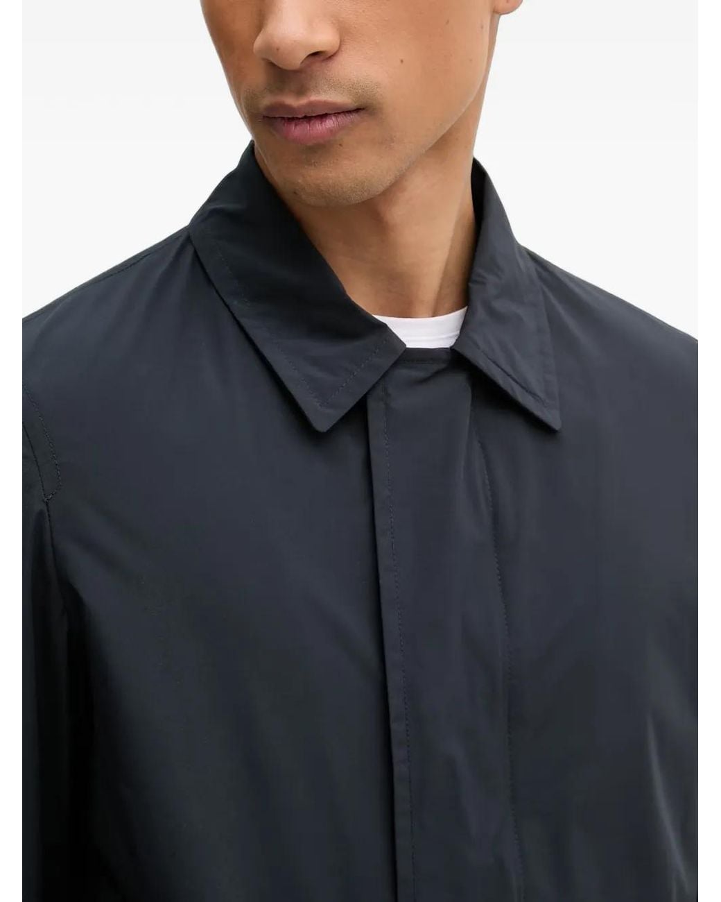 Marc O' Polo Blue Veste À Fermeture Dissimulée for men