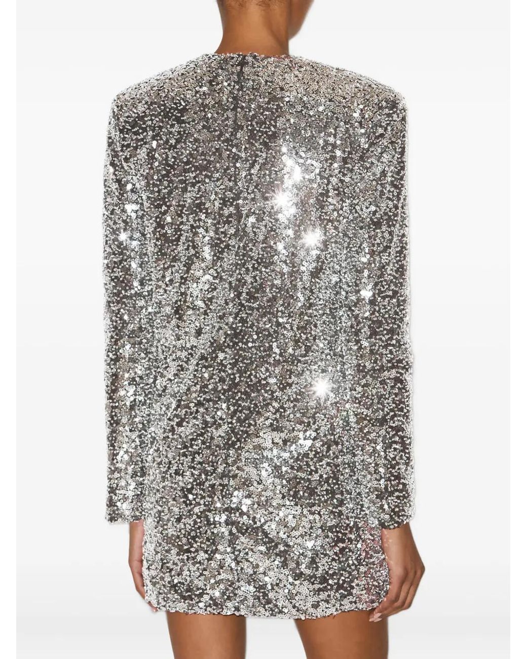 Isabel Marant Gray Heliane Sequin Dress