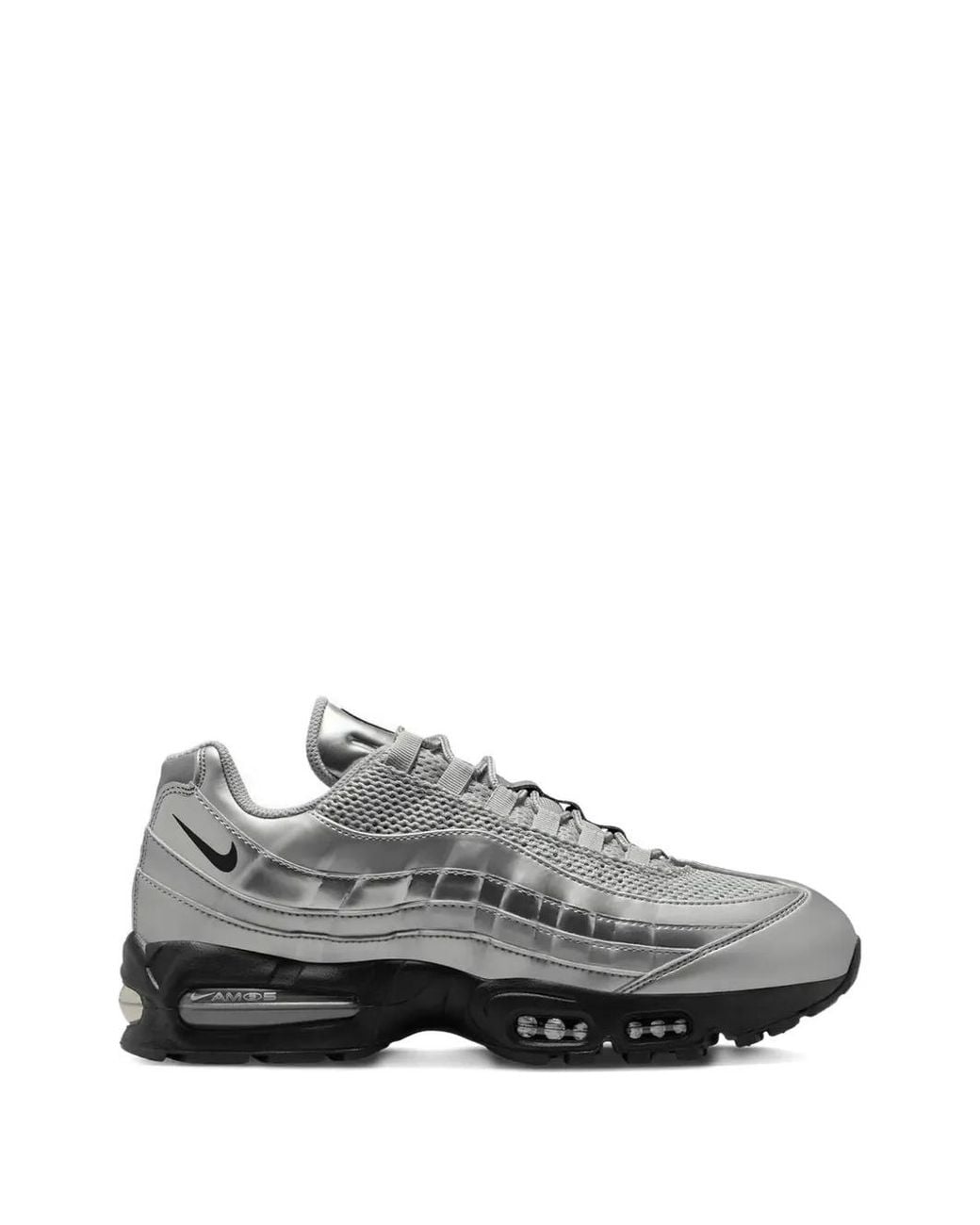 Nike Gray Air Max 95 Big Bubble Sneakers for men