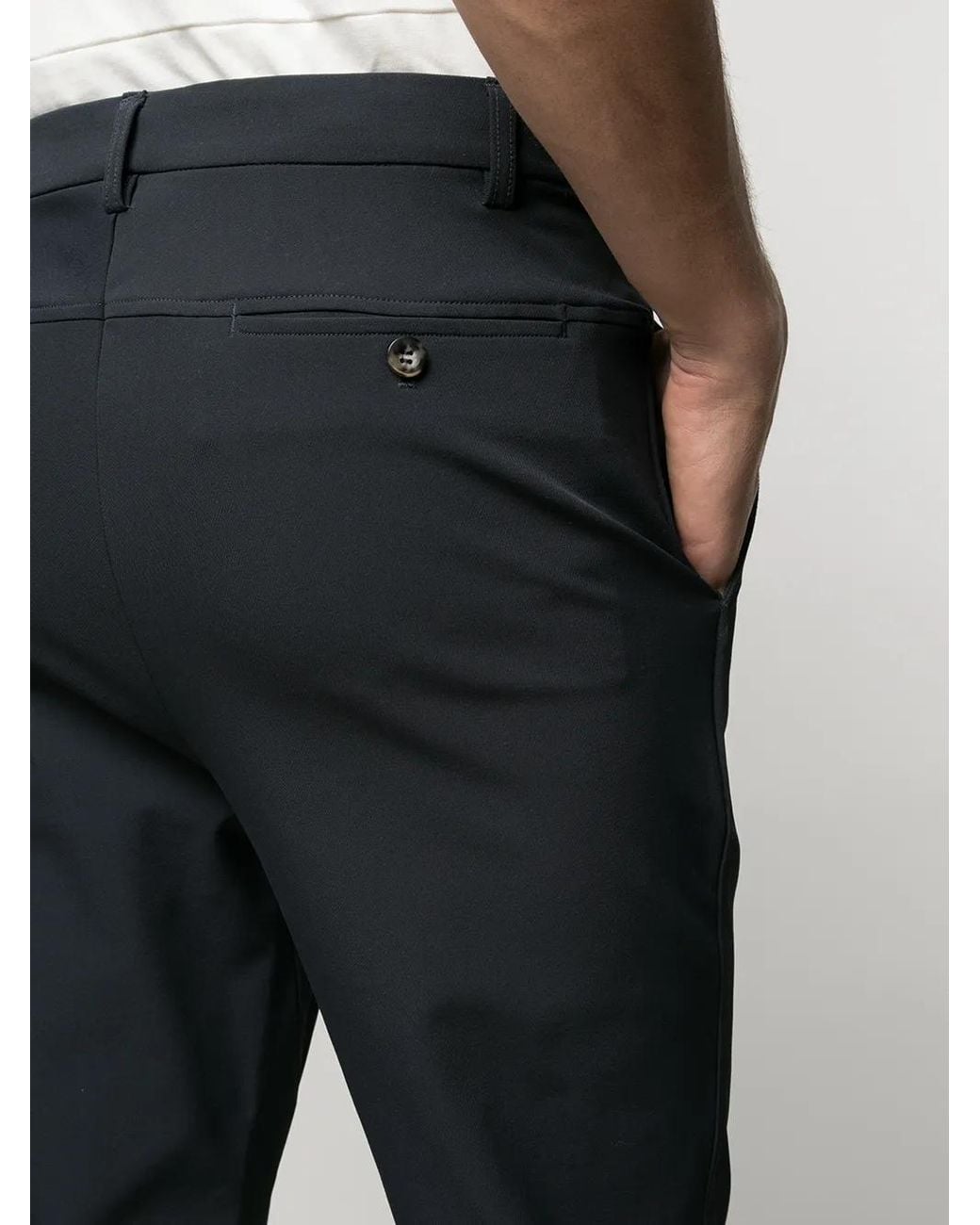 3.1 Phillip Lim Blue Mid-Rise Tapered Trousers for men