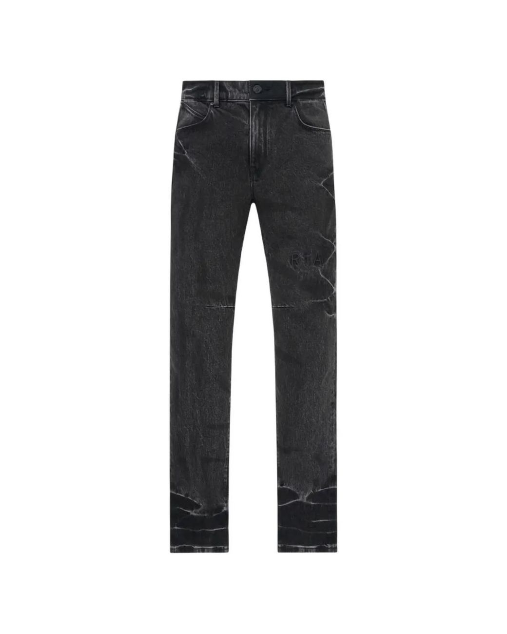 RTA Black Clayton Skinny Jeans for men