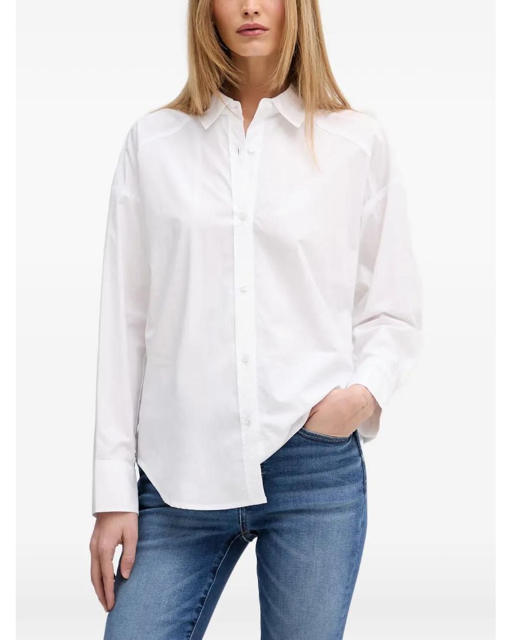 Chemise À Taille Élastiquée DKNY en coloris White