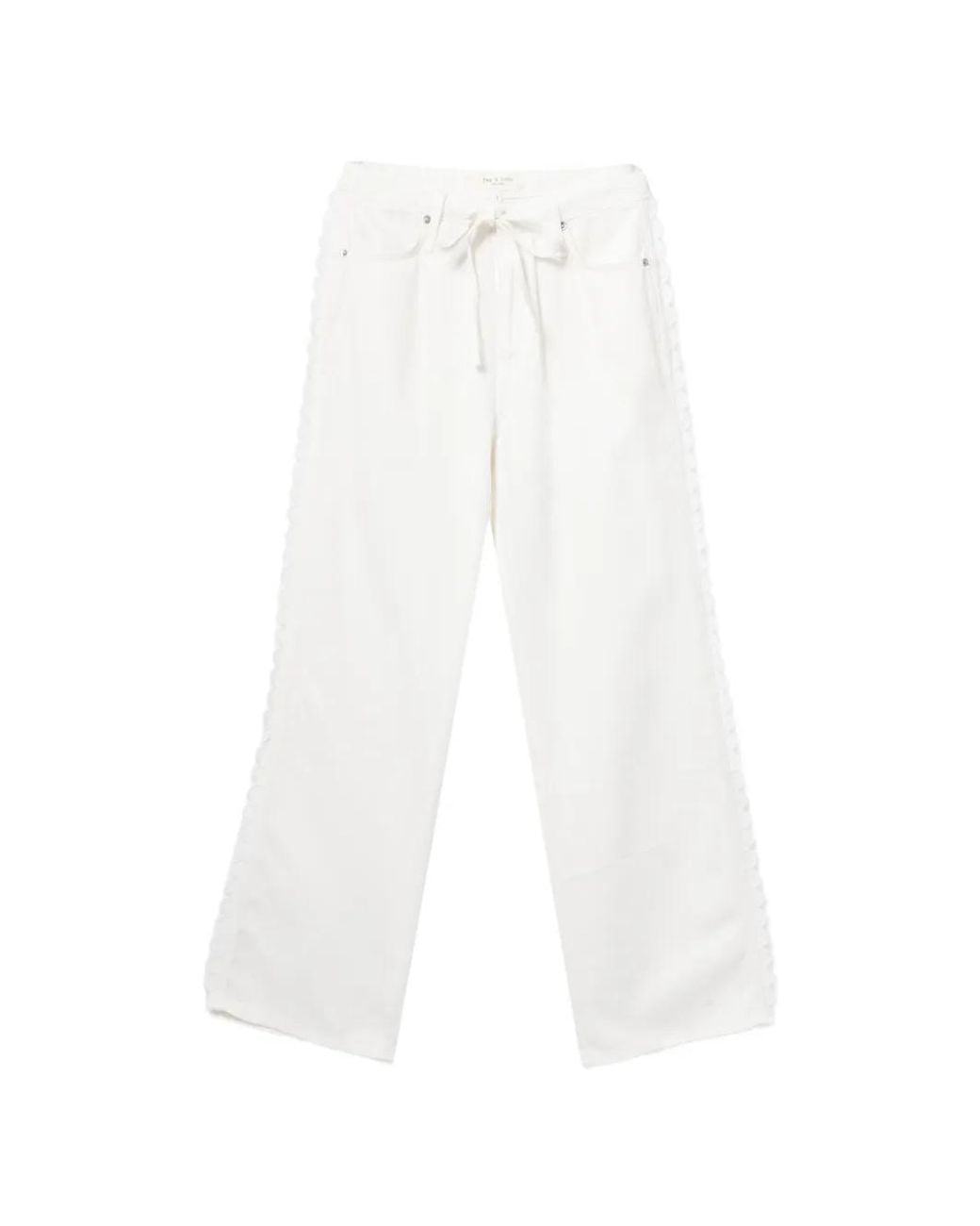 Rag & Bone White Phoebe Pants