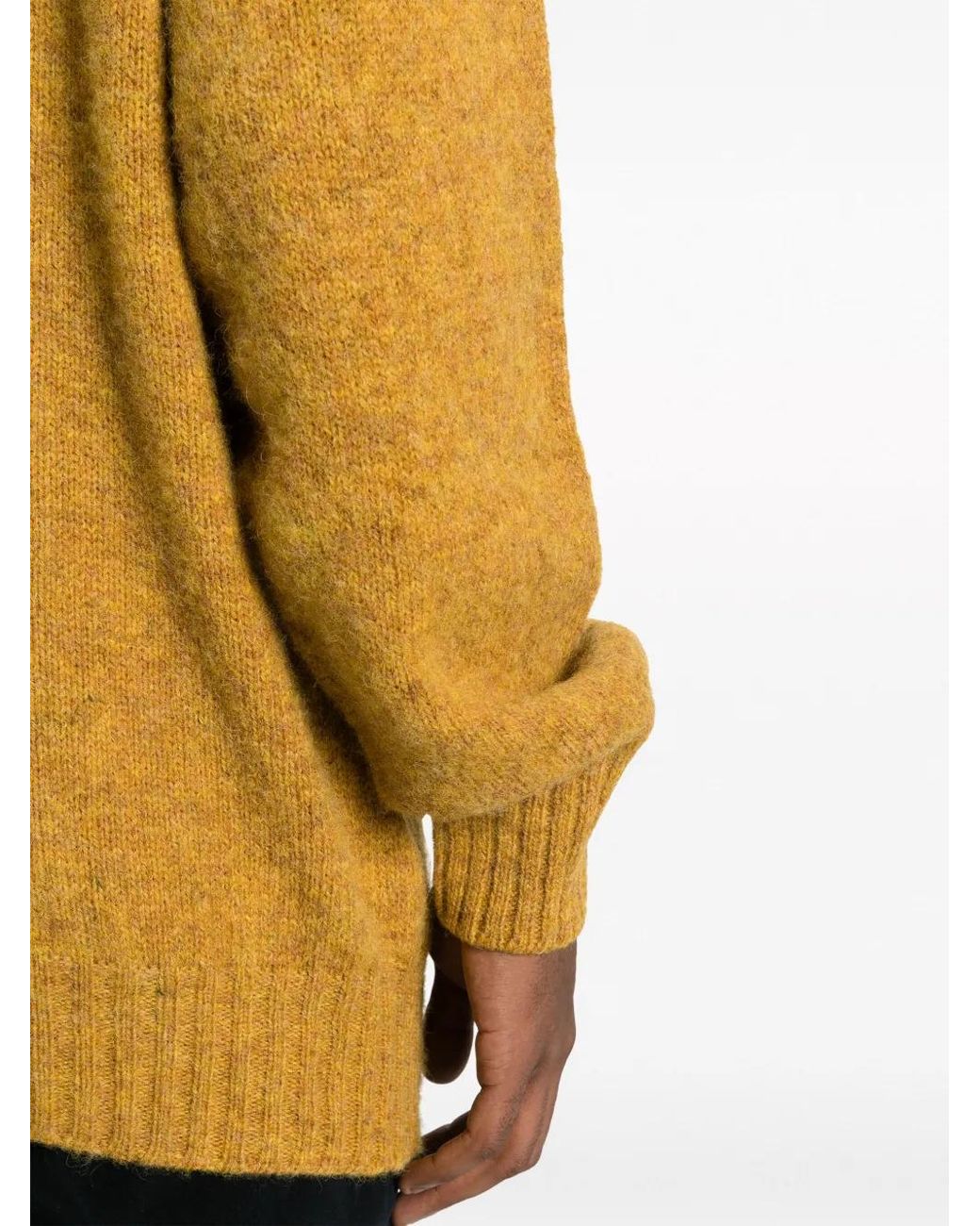 Howlin' By Morrison Yellow Birth Of The Cool Wool Jumper for men