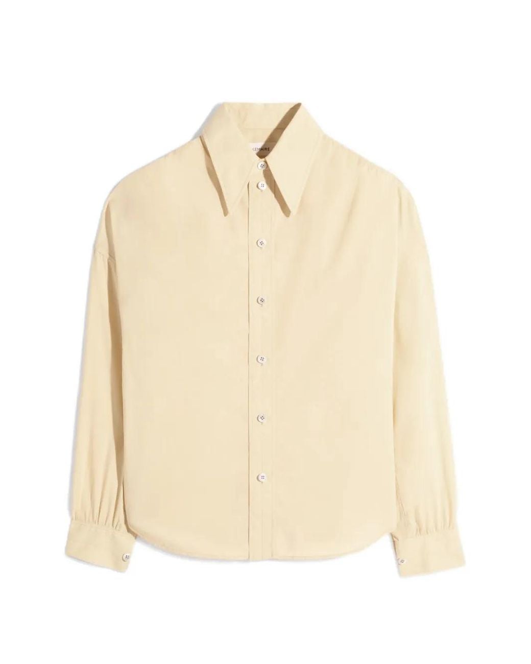 Lemaire Natural Pointed-Collar Shirt
