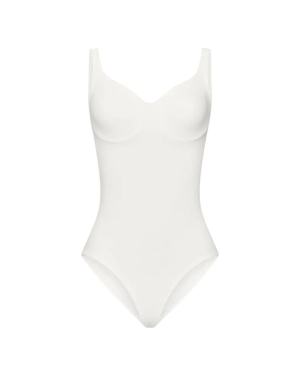 Wolford White Body Gainant Mat De Luxe
