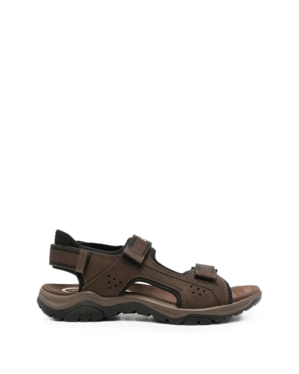 Bugatti Brown Touch-Strap Sandals for men