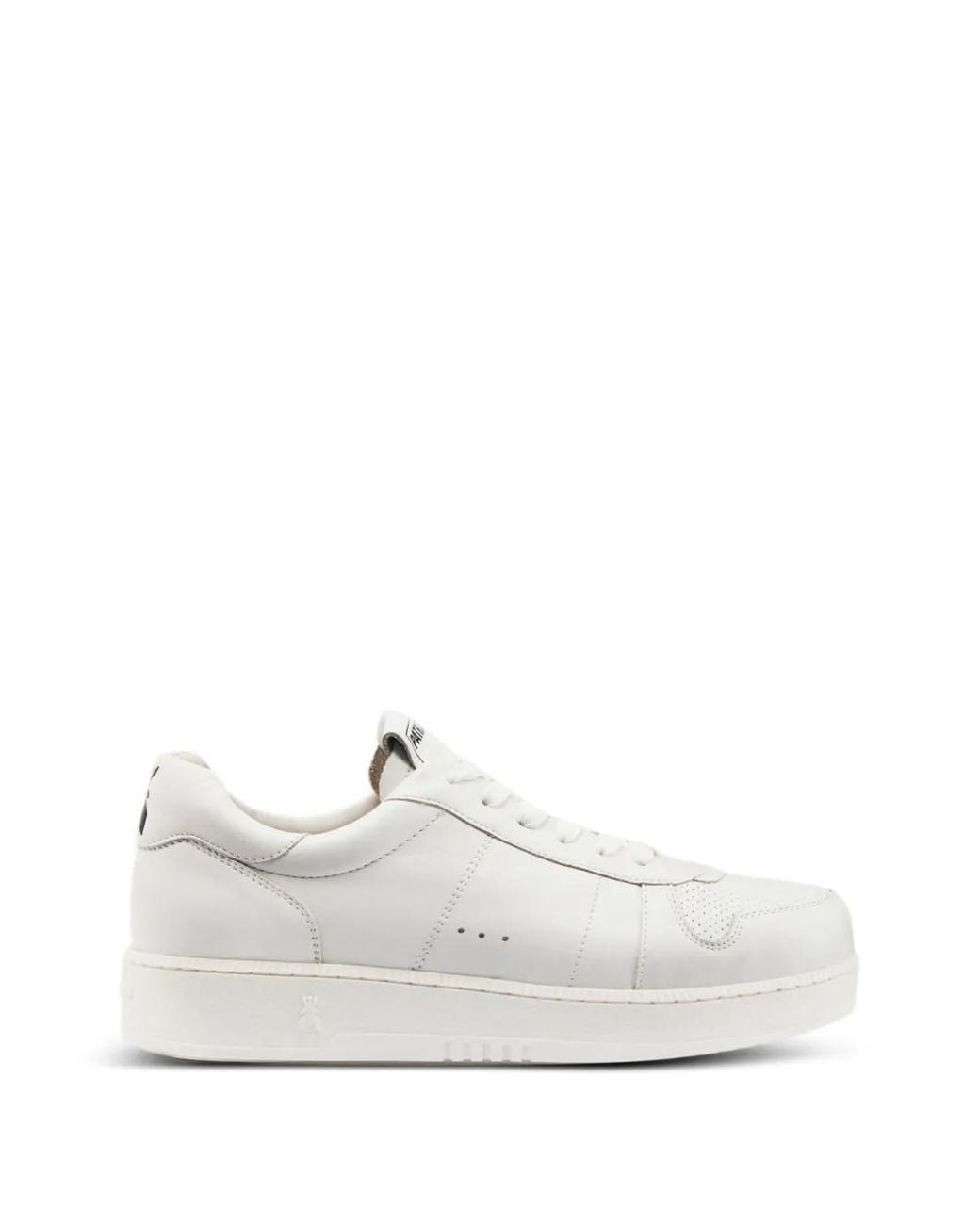 Patrizia Pepe White Perforated Leather Sneakers