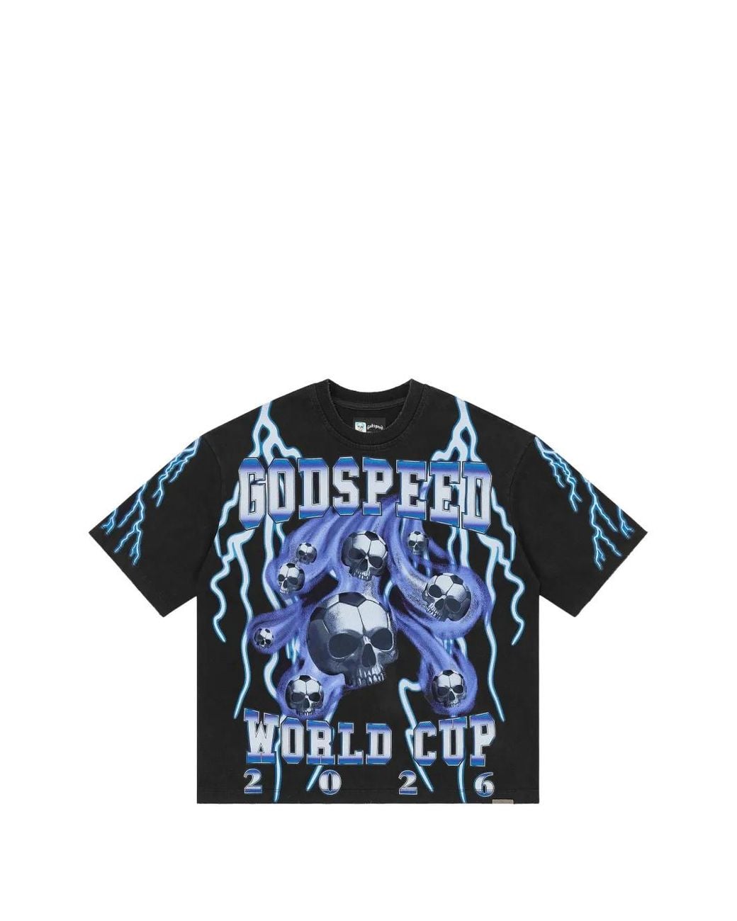 Godspeed Blue Voltage Graphic-Print T-Shirt for men