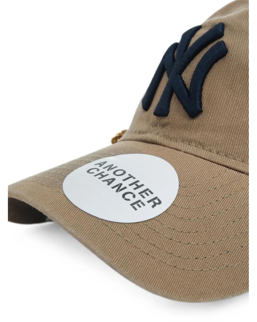 ANOTHER CHANCE Natural Crystal-Embellished Logo-Embroidered Cap for men
