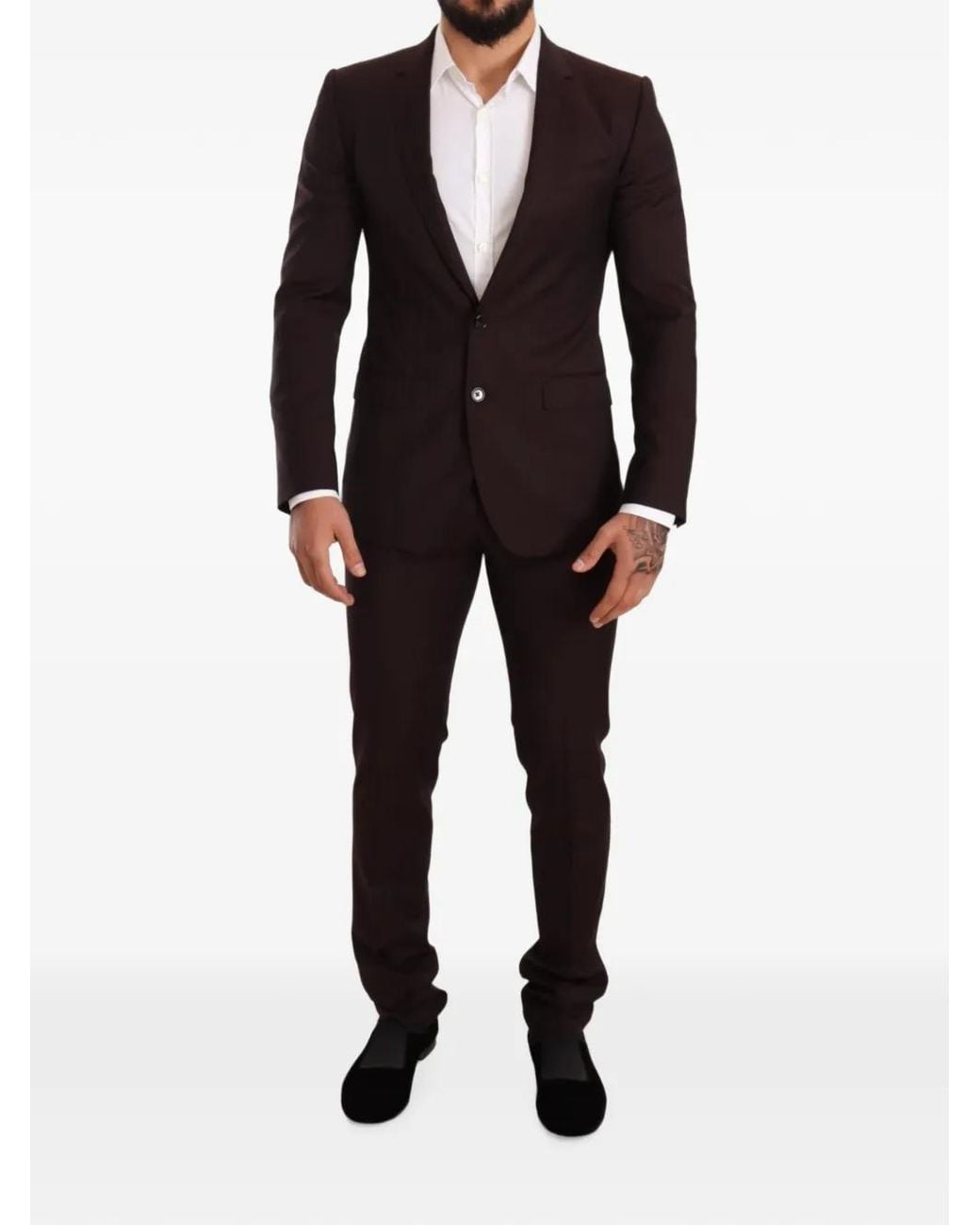 Dolce & Gabbana Black Martini Slim-Fit Suit for men