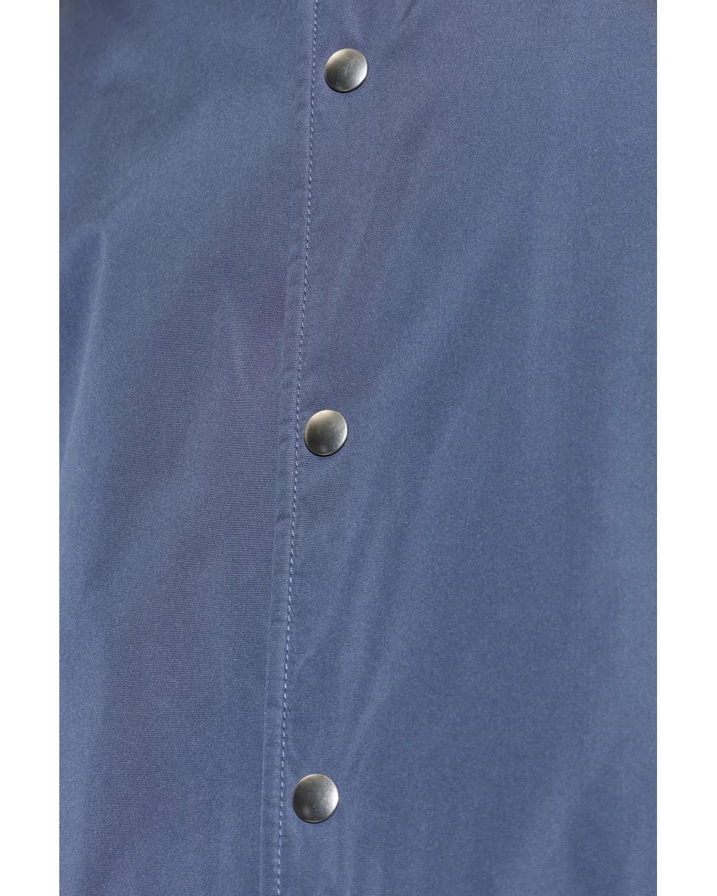 Jil Sander Blue Taffeta Padded Jacket for men