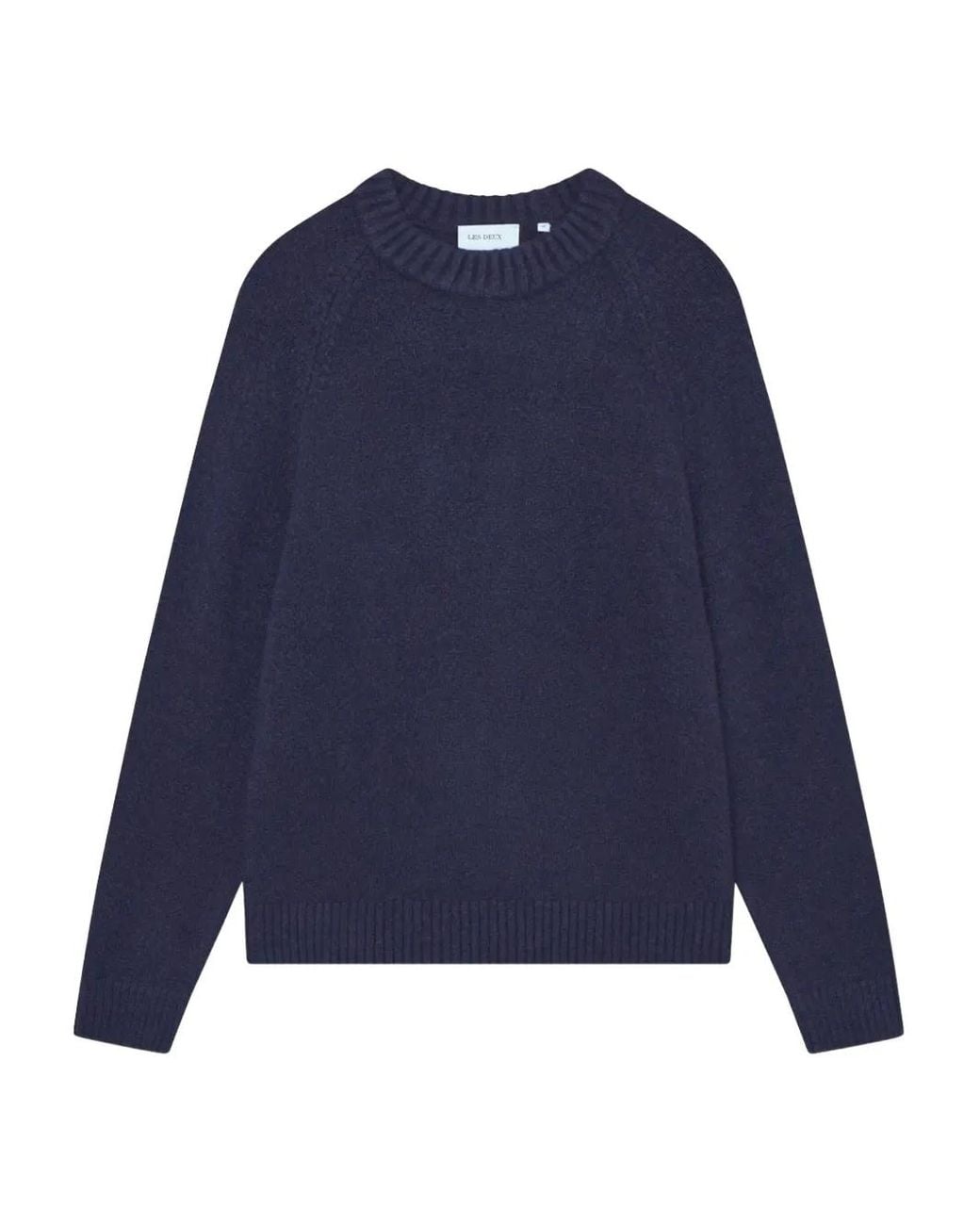 Les Deux Blue Gilbert Raglan-Sleeve Crewneck Sweater for men