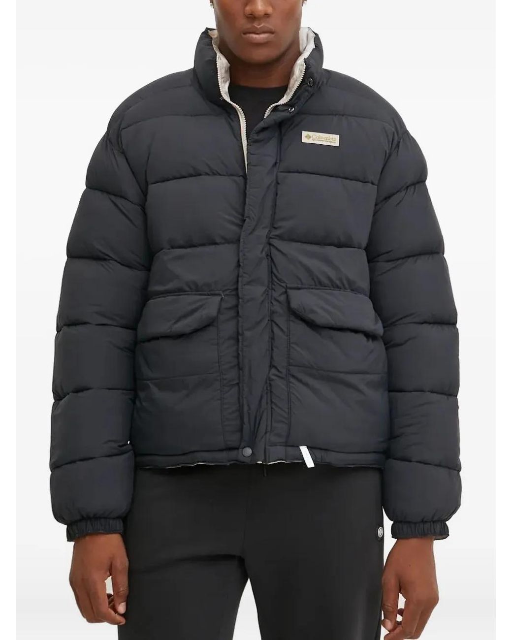Columbia Black Quilted Reversible Puffer Jacket