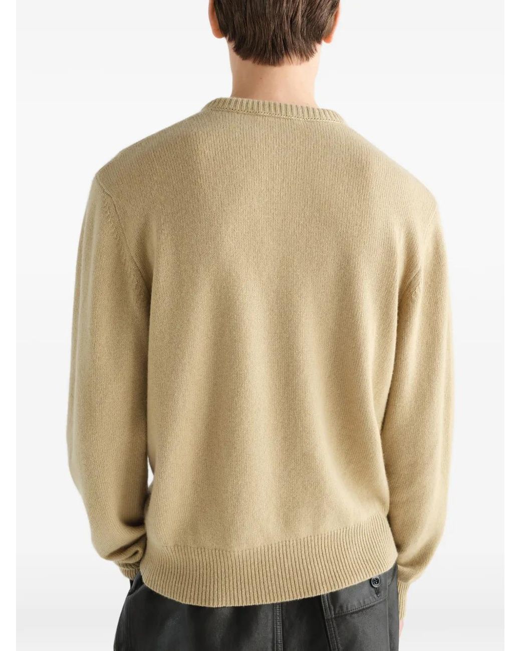 Lemaire Natural V-Neck Sweater