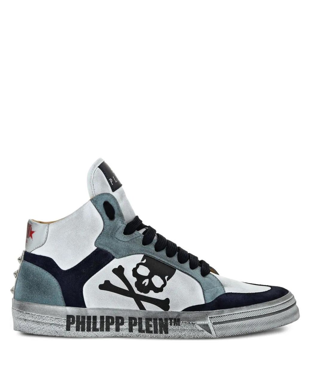Philipp Plein Black Retrokickz High-Top Sneakers