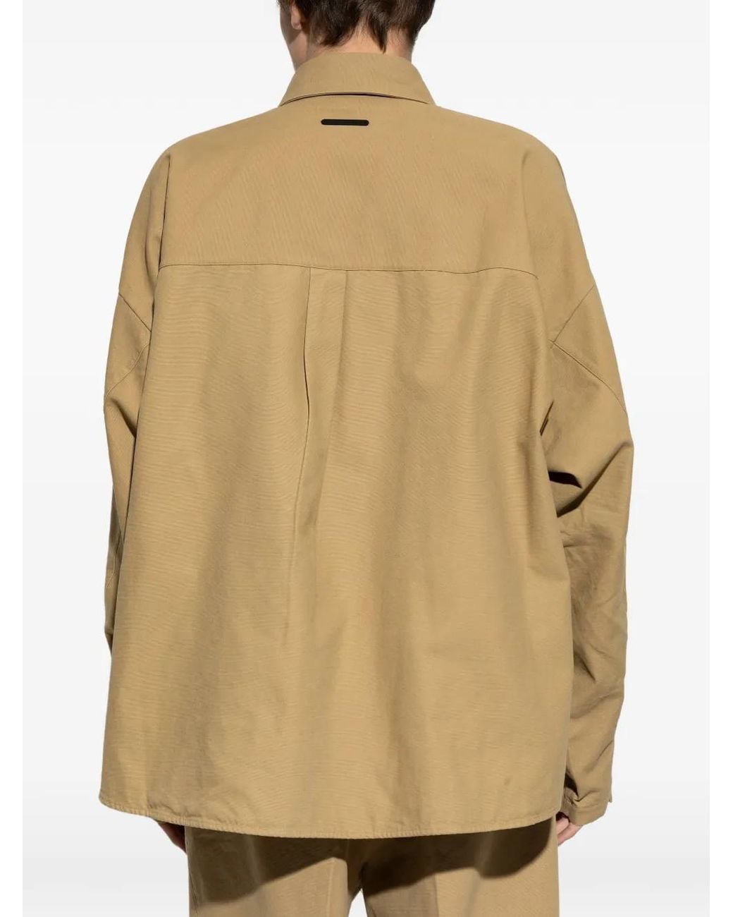 Fear Of God Natural Essentials Logo-Embroidered Jacket for men