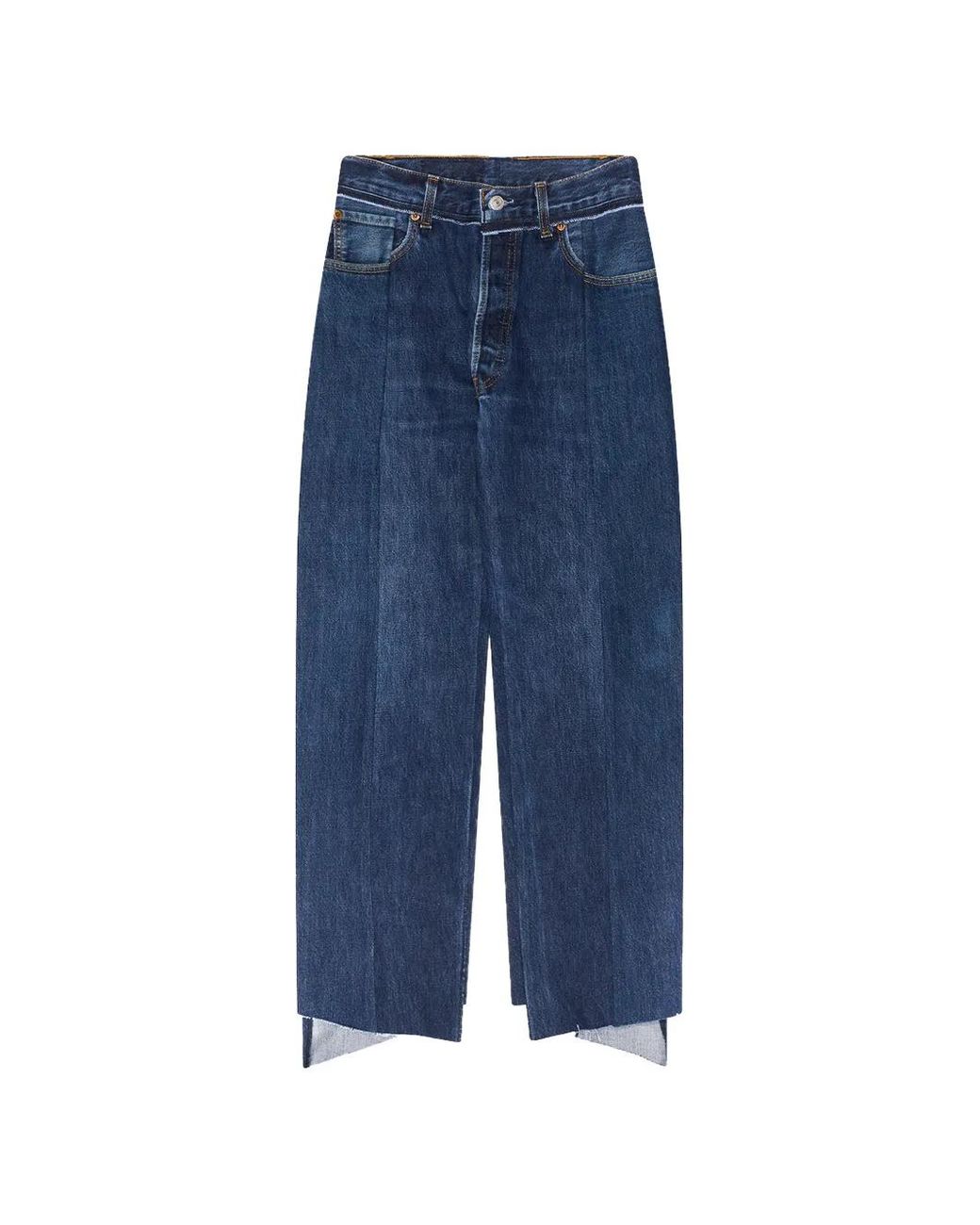 Vetements Blue Cut-Up Jeans for men