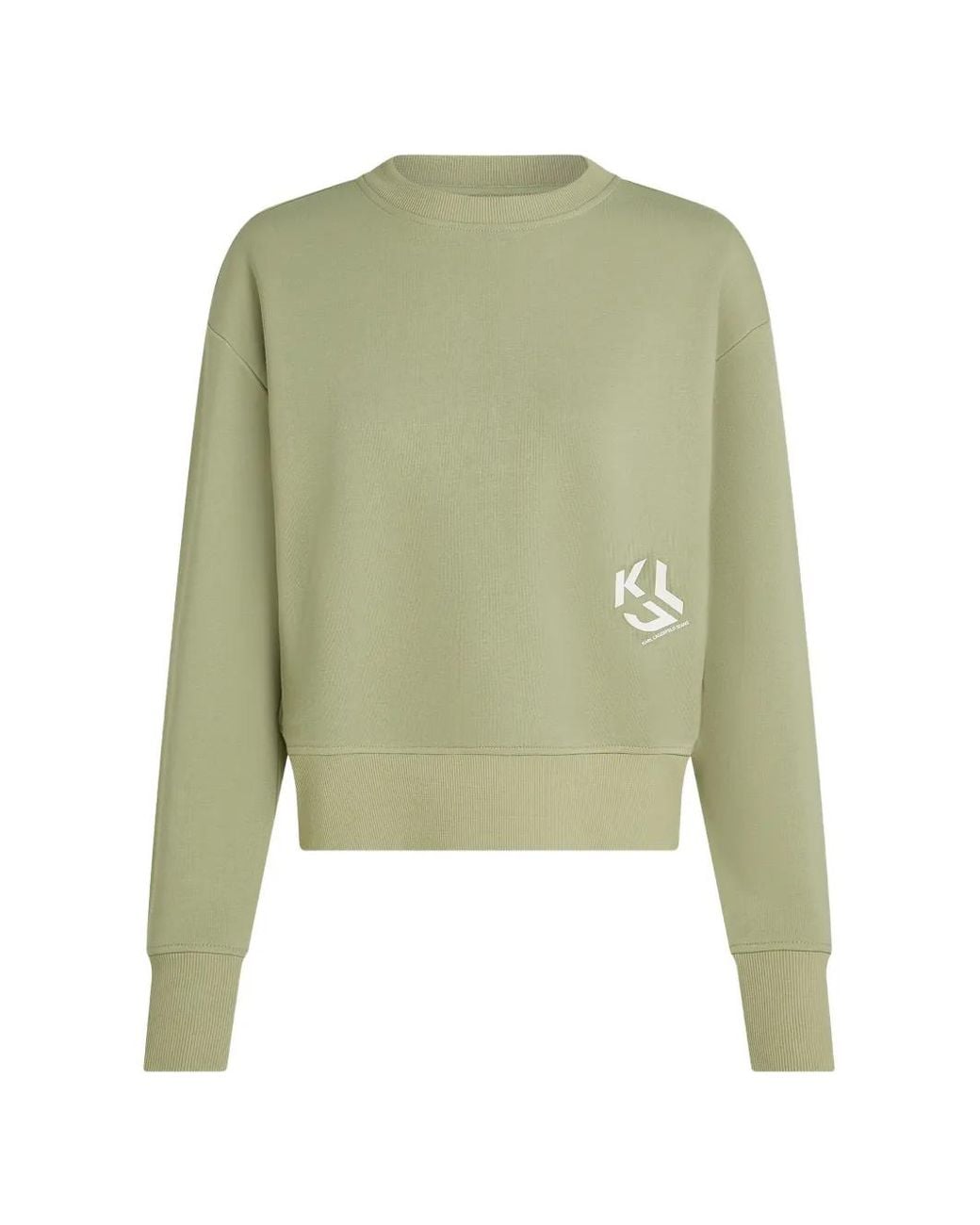 Karl Lagerfeld Green Monogram Sweatshirt